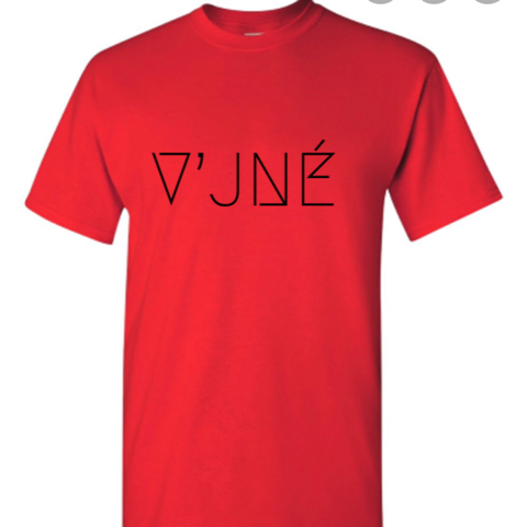 V'JNE Custom Casual Tee (Red)