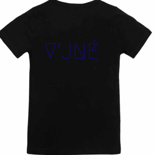 V'JNE Custom Casual Tee (Black)