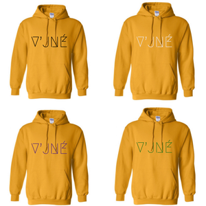 V’JNÉ Custom Hoodie (Mustard)